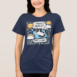 Camiseta 🐱 Engraçado Próxima Busca Tome um Cartoon Gato Na