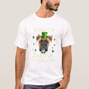 Camiseta Engraçado Pub Boxer Mãe Mãe Pai Cachorro