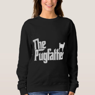 Camiseta Engraçado Pug Hoodie O Pugdad Pug Pai Pai Presente