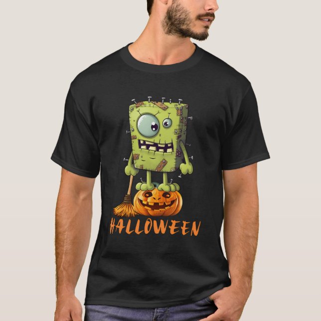 Camiseta Engraçado Pumpkin (Frente)