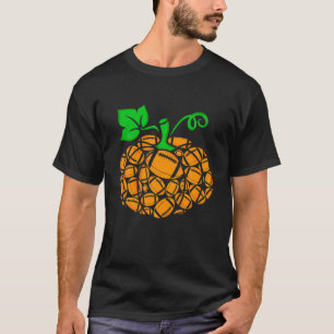 Camiseta Engraçado Pumpkin Futebol Figurino
