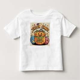 Camiseta Engraçado Pumpkin Halloween Vetor Art