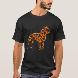 Camiseta Engraçado Pumpkin Pitbull Candy Candy Cachorro Dia