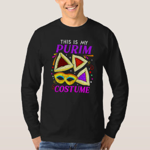 Camiseta Engraçado Purim Este É O Meu Costume De Purim Hama