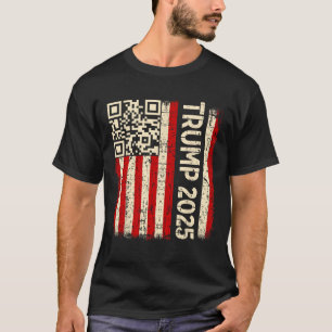 Camiseta Engraçado Qr Donald Trump Dancing 4745 Code Video