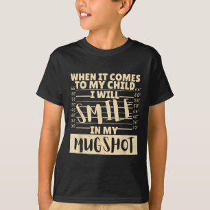 Camiseta Engraçado Quando Se Trata Do Meu Filho Eu Sorrindo