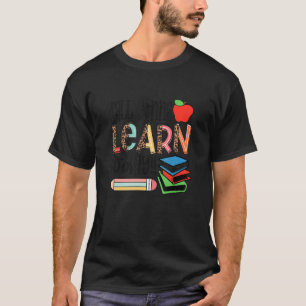 Camiseta Engraçado Que Aprenda Hoje Professor De Volta À Es