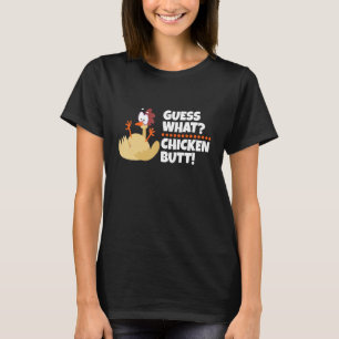 Camiseta Engraçado que Bumbum de frango!