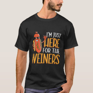 Camiseta Engraçado Que Estou Aqui Para Os Esfregões Quentes