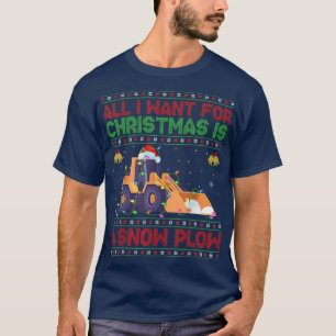 Camiseta Engraçado Que Só Quero De Natal É Um Flor De Neve