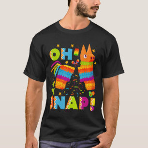 Camiseta Engraçado Quebrado Pinata Oh Snap Cinco De Mayo Me