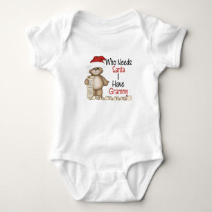 Camiseta Engraçado quem precisa o papai noel Grammy