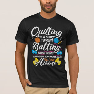 Camiseta Engraçado Quiltro de Presentes e Fios de Esgoto