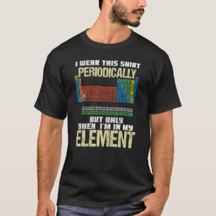 Camiseta Engraçado Química Lover Geek Humor Professor G