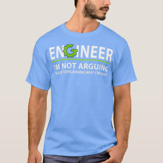 Camiseta Engraçado Quote De Engenharia Engenheiro Não Estou