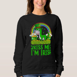 Camiseta Engraçado Rainbow Beija-me Eu sou irlandês Mule Ru