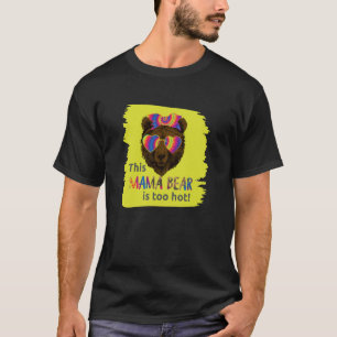 Camiseta Engraçado Rainbow Mama Bear por Dia de as mães