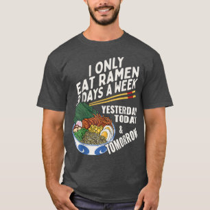 Camiseta Engraçado Ramen Lover Anime Dizendo Noodle Japonês