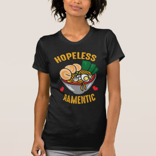 Camiseta Engraçado Ramen Noodles Pun Lover Romântico