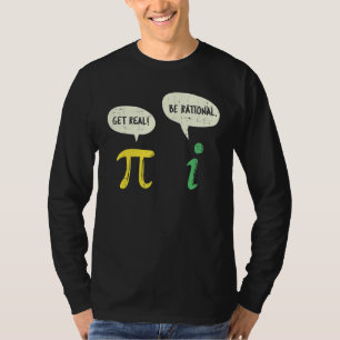 Camiseta Engraçado Realmente Seja Racional Geek De Professo