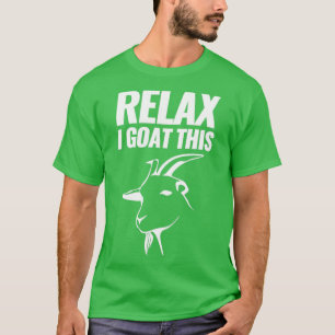 Camiseta Engraçado relaxar esta cabra