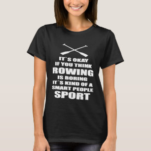 Camiseta Engraçado Removendo Tripulação Kayak Canoe Esporte