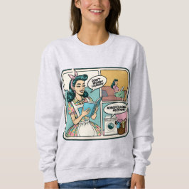 Camiseta Engraçado Retro House Sweatshirt - Humor Adulto