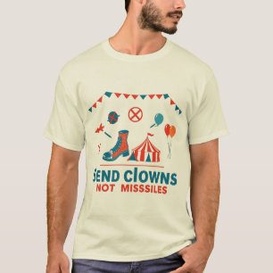 Camiseta Engraçado Retro Vintage Anti War Statement T Shirt