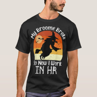 Camiseta Engraçado RH Bruxa dos Recursos Humanos Figurino d