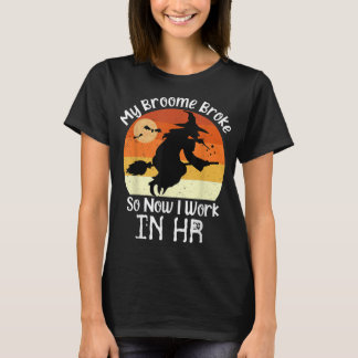 Camiseta Engraçado RH Bruxa dos Recursos Humanos Figurino d