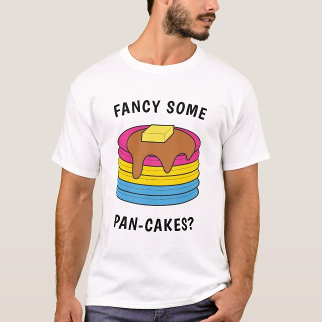 Camiseta Engraçado Rico do Orgulho Pansexual LGBTQ Alguns P (Frente)