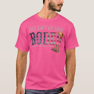 Camiseta Engraçado Rodeo Bull Rider Este É Meu Primeiro Rod