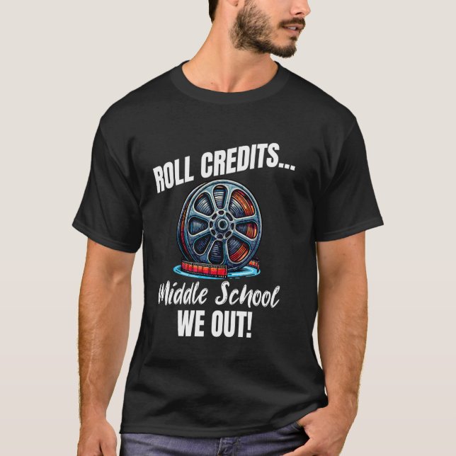 Camiseta Engraçado Roll De Graduação Do Ensino Médio Nos Cr (Frente)