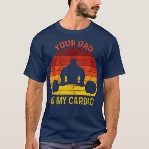 Camiseta Engraçado Romance Gym Me Cita, Seu Pai É Meu Cartã