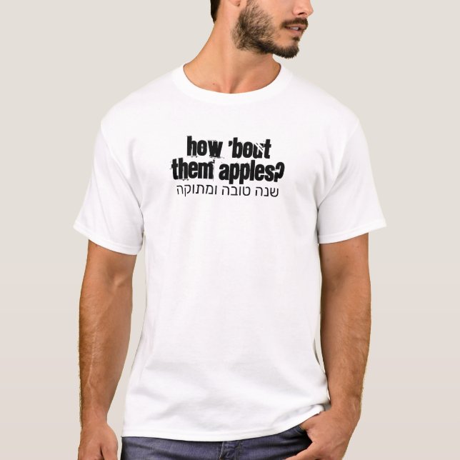 Camiseta Engraçado Rosh Hashanah Ano Novo (Frente)