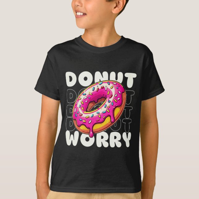Camiseta Engraçado "Rosquinha Preocupada" (Frente)