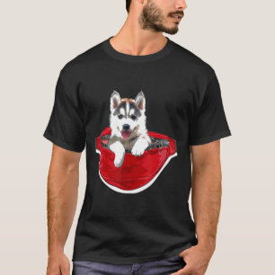Camiseta Engraçado Rouco Cachorro Cachorro Pocket Lover Gif