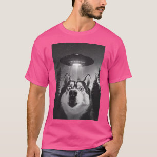 Camiseta Engraçado Rouco Ufo Selfie