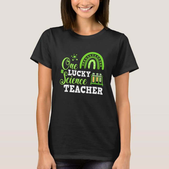 Camiseta Engraçado, Rua de Professores de Ciência Feliz. Di (Frente)