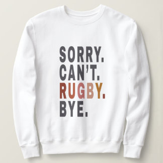 Camiseta Engraçado Rugby Weekender , para o Rugby Mãe, Dom 