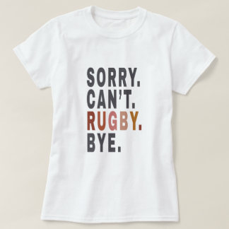 Camiseta Engraçado Rugby Weekender , para o Rugby Mãe, Dom 