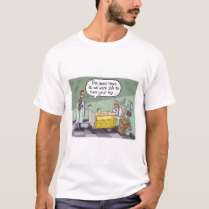 Camiseta Engraçado, salve o dom da perna para o profission