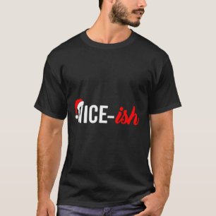 Camiseta Engraçado Santa Hat Naughty Lista legal