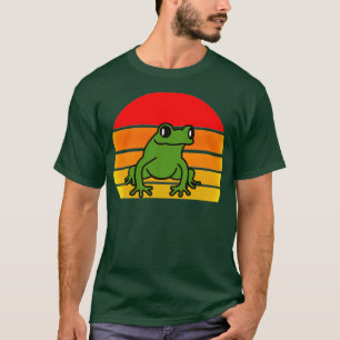 Camiseta Engraçado sapo giro sol nascer verão Presentes 1