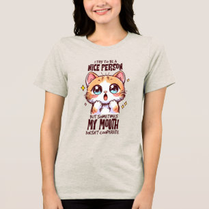 Camiseta Engraçado sarcasmo, arte das palavras