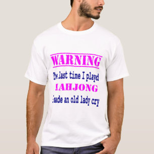 CAMISETA ENGRAÇADO SARCASTIC MAHJONG