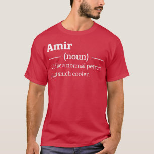 Camiseta Engraçado Sarcástico Amir