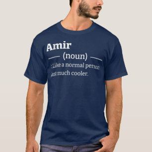 Camiseta Engraçado Sarcástico Amir
