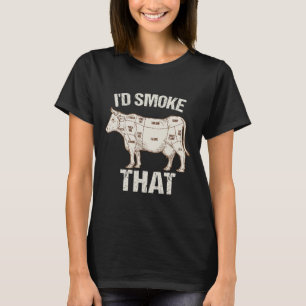 Camiseta Engraçado Sarcástico Chef Butcher Cook Churrasco E