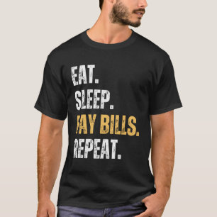 Camiseta Engraçado Sarcástico Coma Repetições